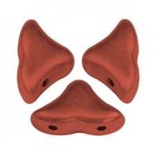 Les perles par Puca® Hélios beads Bronze red mat 00030/01750